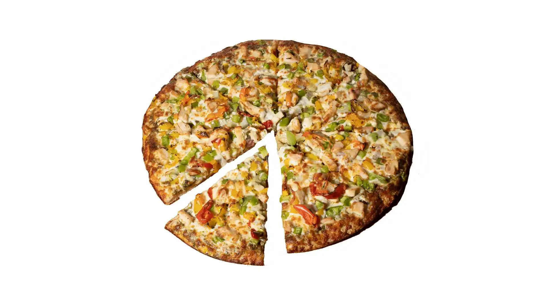 Pesto Chicken Pizza at Pizza 64 Millwoods Edmonton